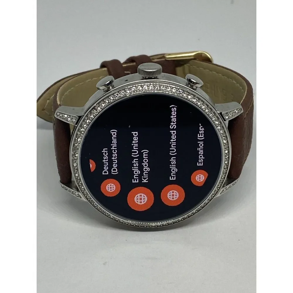 Fossil Gen 4 Authentic Digital Dial Smart Watch Custom Band FTW6013 AB532